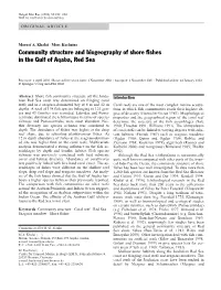 Community Structure and Biogeography of Shore Fishes in the Gulf of Aqaba, Red Sea