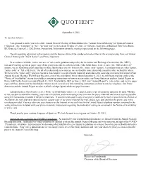 Proxy Statement