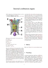 Internal Combustion Engine
