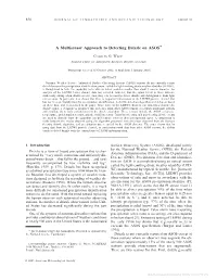 A Multisensor Approach to Detecting Drizzle on ASOS*