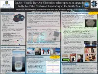 Astro-Particle Physics: Imaging Air Cherenkov Telescopes (Iacts)