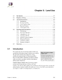Chapter 3: Land Use
