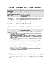Final Project Completion Report