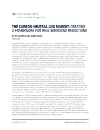 The Carbon Neutral LNG Market: Creating a Framework for Real