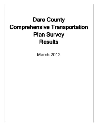 Dare County Survey Charts and Graphs