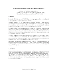 ZEAXANTHIN (SYNTHETIC) and ZEAXANTHIN-RICH EXTRACT