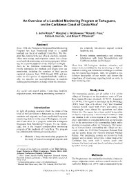 An Overview of a Landbird Monitoring Program at Tortuguero, on the Caribbean Coast of Costa Rica1