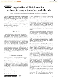 Application of Bioinformatics Methods to Recognition of Network Threats