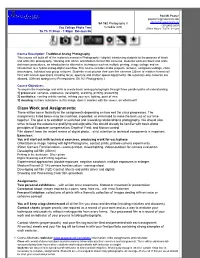 Photo Two Syllabus