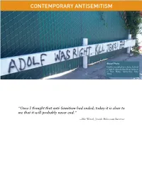 Contemporary Antisemitism