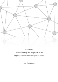 Intersectionality and Integration in the Experiences of Women Refugees in Berlin