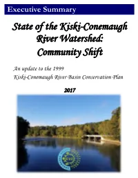 State of the Kiski-Conemaugh River Watershed: Community Shift
