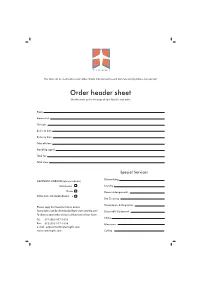 To View the Menu