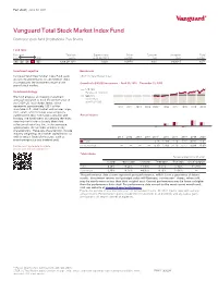 Vanguard Total Stock Market Index Fund