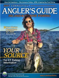 YOUR SOURCE for CT Fishing Information