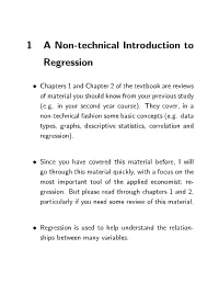 1 a Non!Technical Introduction to Regression