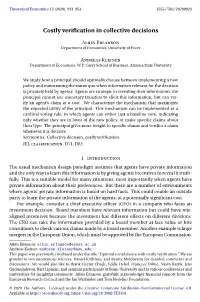 Costly Verification in Collective Decisions