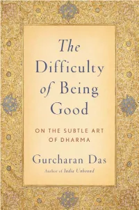 The Difficulty of Being Good