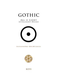 GOTHIC Michelucci Alessandro All Is Light Intelligent Design GOTHIC - All Is Light - Intelligent Design