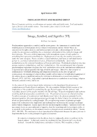 Image, Symbol, and Signifier (VI)