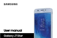 User Manual Table of Contents