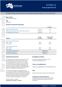 Annual Report, Including the Financial Report, for the Year Ended 30 June 2015