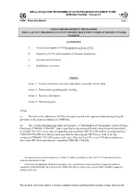 CDM-SSC-CPA-DD) Version 01