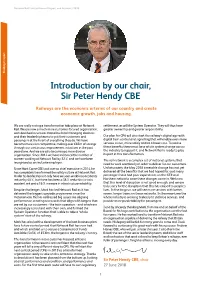 Introduction by Our Chair, Sir Peter Hendy CBE