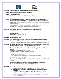 Patient Navigation Track 7:30AM Registration and Continental Breakfast