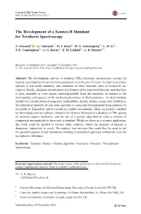 The Development of a Semtex-H Simulant for Terahertz Spectroscopy