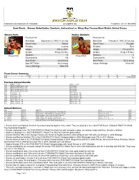 Final Four Notes
