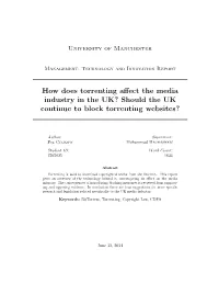 How Does Torrenting Affect the Media Industry in The