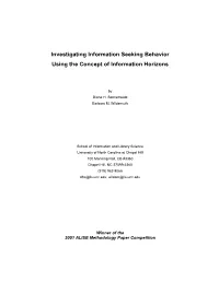 As Our Research Questions and Foci in Information Seeking (Or Studies)