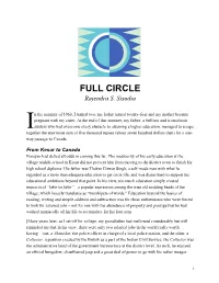 FULL CIRCLE Rajendra S