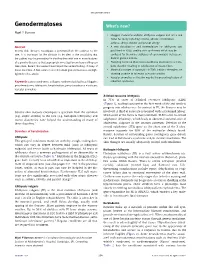 Genodermatoses