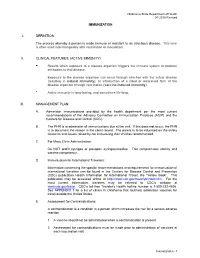 Oklahoma State Department of Health 01-2018 Revised Immunization
