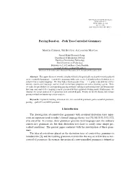 Parsing Based on N-Path Tree-Controlled Grammars