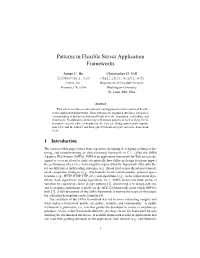 Patterns in Flexible Server Application Frameworks