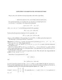 SUPPLEMENT on EIGENVALUES and EIGENVECTORS We Give