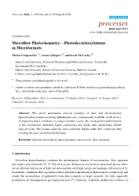 Microflow Photochemistry—Photodecarboxylations in Microformats