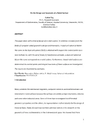 1 on the Design and Invariants of a Ruled Surface Ferhat Taş Ph.D