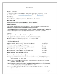 1 | Page Curriculum Vitae Naveen C. Adusumilli LSU Agcenter, Red