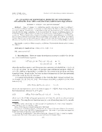 An Analysis of Smoothing Effects of Upwinding Strategies for the Convection-Diffusion Equation∗