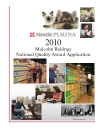 Award Application Summary