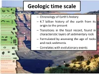 Geologic Time Scale