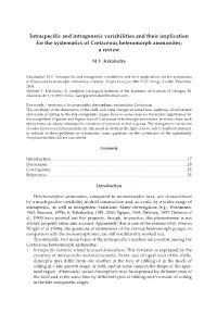 Intraspecific and Intrageneric Variabilities and Their Implication for the Systematics of Cretaceous Heteromorph Ammonites; a Review