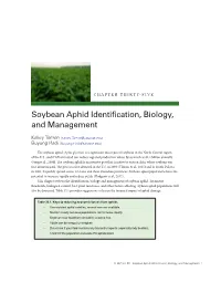 Soybean Aphid Identification, Biology, and Management