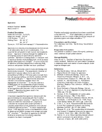 Spermine Product Number S3256 Store at 2-8 °C