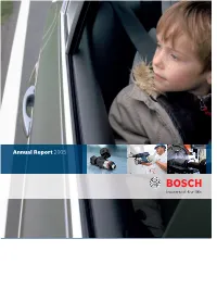 Annual Report 2005 the Bosch Vision Creating Value – Sharing Values