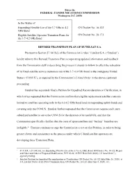FEDERAL COMMUNICATIONS COMMISSION in the Matter Of